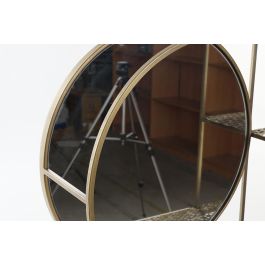 DKD Home Decor Espejo Moderno Dorado Metal 13 x 35 x 80 cm