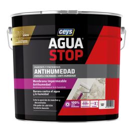 Ceys Aguastop Impermeabilizante Interior/Exterior 4 kg para Humedades en Paredes y Fachadas Precio: 74.50000008. SKU: S7908800