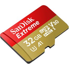 Sandisk Extreme 32 GB MicroSDHC Clase 10 UHS-I, 100 MB/s Lectura, 60 MB/s Escritura, Adaptador SD Incluido