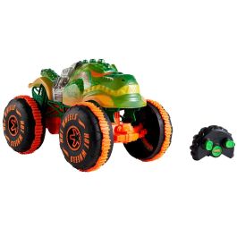 Mattel Coche Radio Control Hot Wheels Monster Trucks Smash o Saurus Escala 1:15