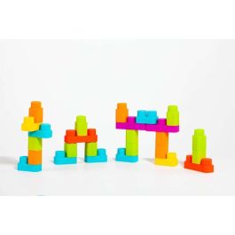 Molto Bolsa de Bloques Blandos de Plástico | 30 Piezas | Juguete para Bebés desde 6 Meses