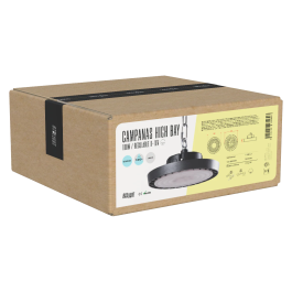 BX3 Campana High Bay LED 100W IP65 4000K 120 Grados para Alturas Grandes (HVB100W-N2-W) - Iluminacion Industrial