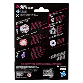 Hasbro Beyblade X Starter Pack Brush Fox J 9-70GR CX Peonza Tipo Ataque Takara Tomy Peonzas de Competición a partir de 8 Años