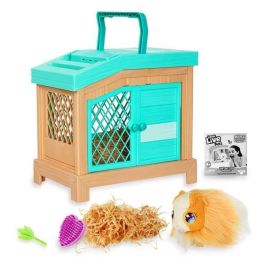 Cobaya mama little live pets con más de 20 sonidos y casa de lujo ¡descubre sus 3 crias recién nacidas! 33 cm