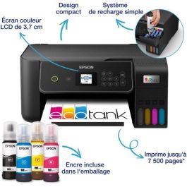 Impresora multifunción A4 - EPSON - Ecotank ET-2870 - Wi-Fi - Tanques de tinta - 3 años de tinta incluidos