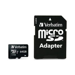 Verbatim Pro 64GB MicroSDXC 90MB/s con Adaptador SD Precio: 33.4999995. SKU: B12VQ8YMGM