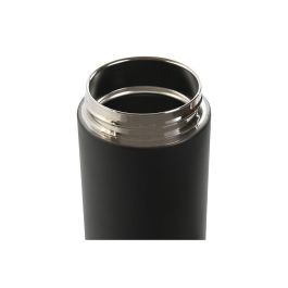 DKD Home Decor Termo Básico Negro Natural de 400ml, Fabricado en Acero Inoxidable y Bambú, Apto para Lavavajillas DKD Home Decor Termo Básico Negro Natural de 400ml, Fabricado en Acero Inoxidable y Bambú, Apto para Lavavajillas