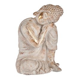 Figura Decorativa para Jardín Ibergarden CC20446 Blanco Dorado Poliresina 28,5 x 43,5 x 37 cm Buda Precio: 54.68999987. SKU: S3610546