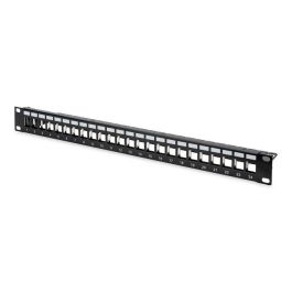Digitus Patch Panel Modular de 24 puertos, 1U para Rack de 19 pulgadas, con soporte Keystone Jacks, Blindado, Negro Precio: 16.68999948. SKU: B19BLKYGCQ