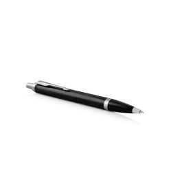 Parker Bolígrafo Im Black Chrome Trim Ballpoint Punta Media Tinta Azul