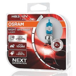 OSRAM Night Breaker Laser HB3 OS9005NL-HCB Bombilla Halógena para Coche 60W