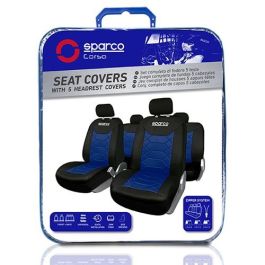 Fundas para Asientos de Coche Sparco SPC1016AZ Azul (11 pcs)