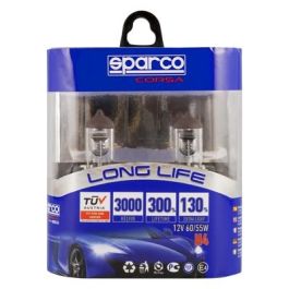 Bombilla para Automóvil Sparco Long Life E-Mark H4 12V 60/55W 3000K