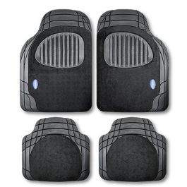 Set de Alfombrillas para Coche Goodyear GOD9024 Universal Negro (4 pcs)