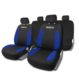 Fundas para Asientos de Coche Sparco Strada Negro/Azul