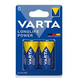 Pila varta alkalina longlife power c - lr14 (blister 2 unid.) ø26,2x50mm