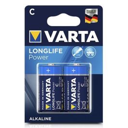 Pila varta alkalina longlife power c - lr14 (blister 2 unid.) ø26,2x50mm