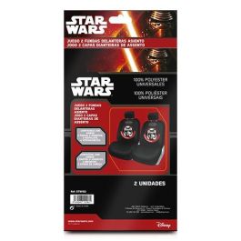 Fundas para Asientos de Coche Star Wars Stormtrooper Universal Delantero Negro 2 Unidades