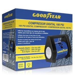 Compresor de Aire GOD0021 Azul/Negro 100 PSI