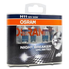 Bombilla para Automóvil Osram Nightbreaker Unlimited H11 55 W 12 V (2 Unidades) Precio: 61.49999966. SKU: B1APRMDKLT