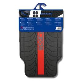 Set de Alfombrillas para Coche Sparco SPC1913RS Universal Negro/Rojo (4 pcs)