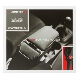 Armster 2 Reposabrazos Smart Fortwo 2014- |Cars Without Cool Mediapacket! Vegan Leather Gray 12 V Cable C06383B