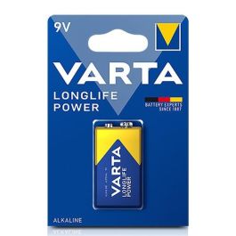 Pila varta alkalina longlife power 6lr61 9v (blister 1 unid.) 26,5x17,5x48,5mm