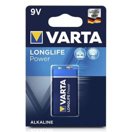 Pila varta alkalina longlife power 6lr61 9v (blister 1 unid.) 26,5x17,5x48,5mm