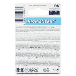 Pila varta alkalina longlife power 6lr61 9v (blister 1 unid.) 26,5x17,5x48,5mm