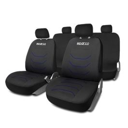 Fundas para Asientos de Coche Sparco Corsa Negro/Azul