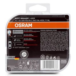 Bombilla para Automóvil Osram 64211NL H11 12V 55W 3200K