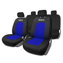 Fundas para Asientos de Coche Sparco Sport Negro/Azul