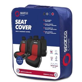 Fundas para Asientos de Coche Sparco Sport Negro/Rojo