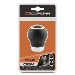 Pomo de la Palanca de Cambio BC Corona POM30165 Piel Con Gatillo Negro (27 mm)