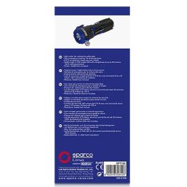 Martillo de emergencia Sparco SPCT166 30 Lm Negro/Azul Multiusos