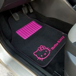 Set de Alfombrillas para Coche Hello Kitty Negro Rosa (4 pcs) Precio: 29.88999959. SKU: S3700252