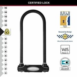 Candado en U de acero endurecido con mango de 28 cm de largo - MASTER LOCK