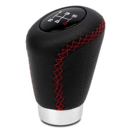 Pomo Sport Piel Perforada Negro-Rojo POM30172 Precio: 21.49999995. SKU: S3701035