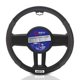 Funda para Volante Sparco SPC1113BK Negro Rojo (Ø 36 - 38 cm)