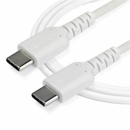 Cable USB-C Startech RUSB2CC2MW 2 m Blanco