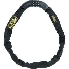 Candado de cadena para bicicleta - BURG WACHTER - 280 C 90 BLACK - Acero 6 mm, enfundado, código Candado de cadena para bicicleta - BURG WACHTER - 280 C 90 BLACK - Acero 6 mm, enfundado, código