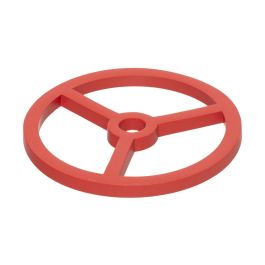 Espejo de baño con organizador rojo colección 'colors'