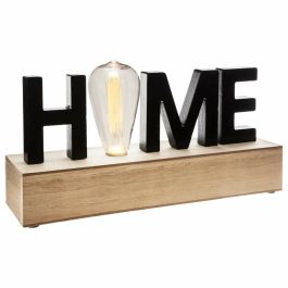 Figura Decorativa Atmosphera 'Home' Luz LED (34 x 16 x 8 cm)