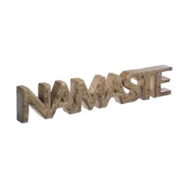Figura Decorativa Atmosphera Namaste Madera de mango (54 x 3,5 x 10 cm)