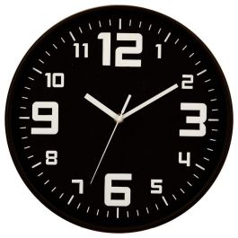 Reloj de Pared 5five Negro Polipropileno (Ø 30 cm) Precio: 12.94999959. SKU: S7903238