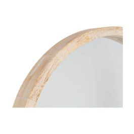 Espejo de pared Atmosphera Redondo Natural (Ø 50 cm)