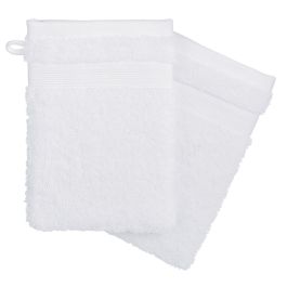 Set de Toallas Atmosphera 2 Piezas Guante Algodón Blanco (15 x 21 cm) Set de Toallas Atmosphera 2 Piezas Guante Algodón Blanco (15 x 21 cm)