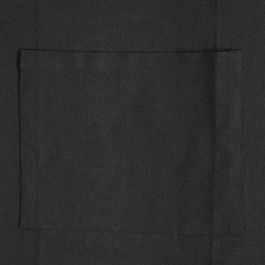 Delantal con Bolsillo Atmosphera Negro Algodón (60 x 80 cm)