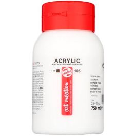 Talens Colores Acrílico Bote 750 mL Blanco De Titanio (105) Opaco, Secado Rápido, Brillo Sedoso Precio: 9.78999989. SKU: B1BS4NFW6F
