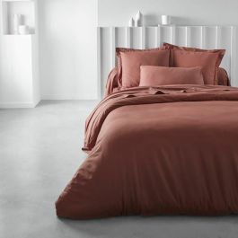 Hoy esencial, la cubierta esencial de Duyt - 240 x 260 cm - 2 personas - 100% une algodón - Terracotta